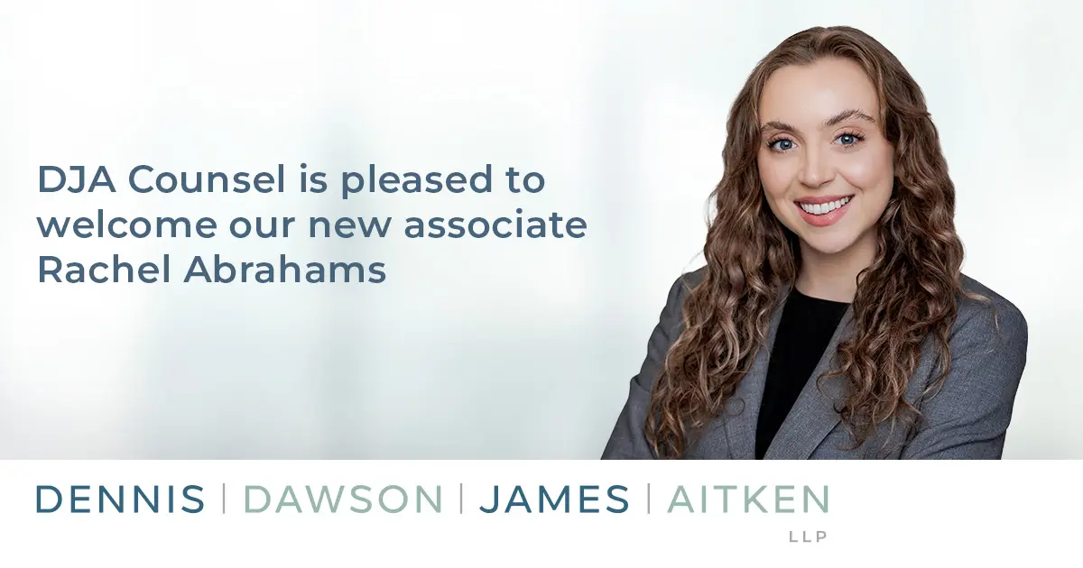 Rachel Abrahams, association and litigation lawyer at DJA Counsel.
